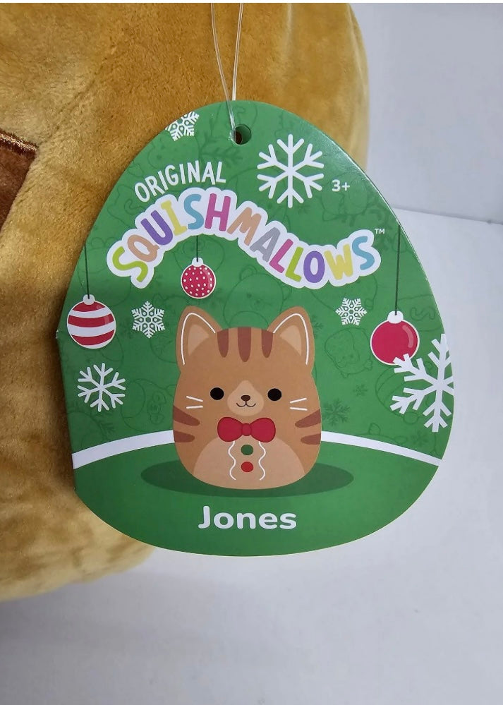 Squishmallows - Jones the Gingerbread Cat - 3.5” Clip