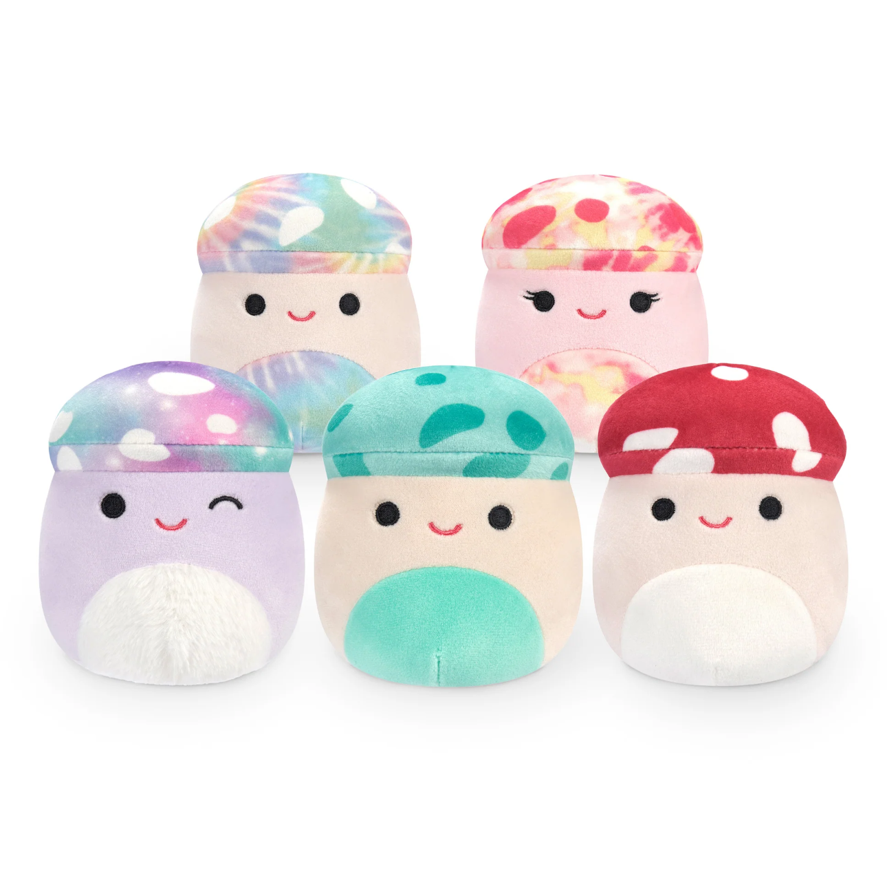 Squishmallows - 5-pack of Mushrooms - 5” SELECT SERIES