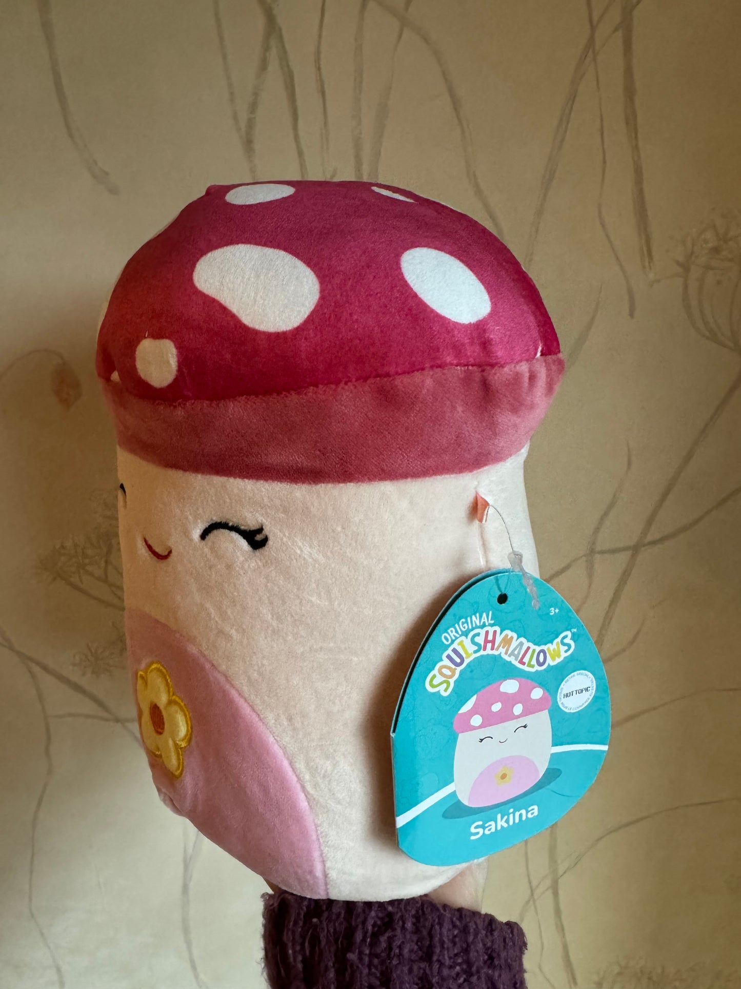 Squishmallows- Sakina the Mushroom (Hot Topic Exclusive) - 8”