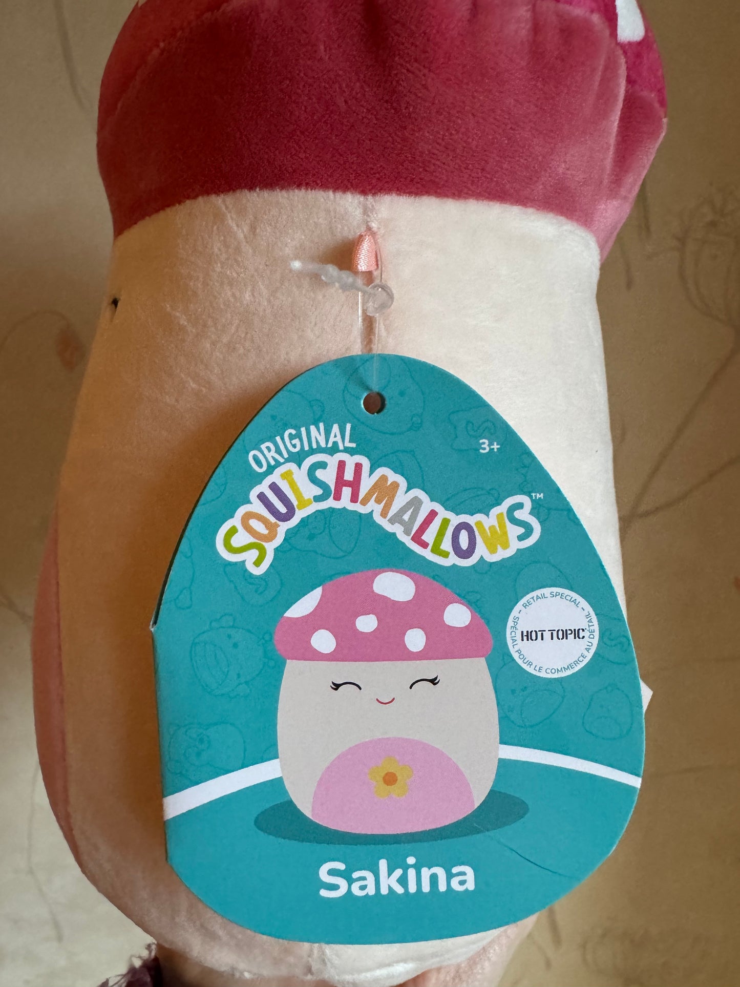 Squishmallows- Sakina the Mushroom (Hot Topic Exclusive) - 8”